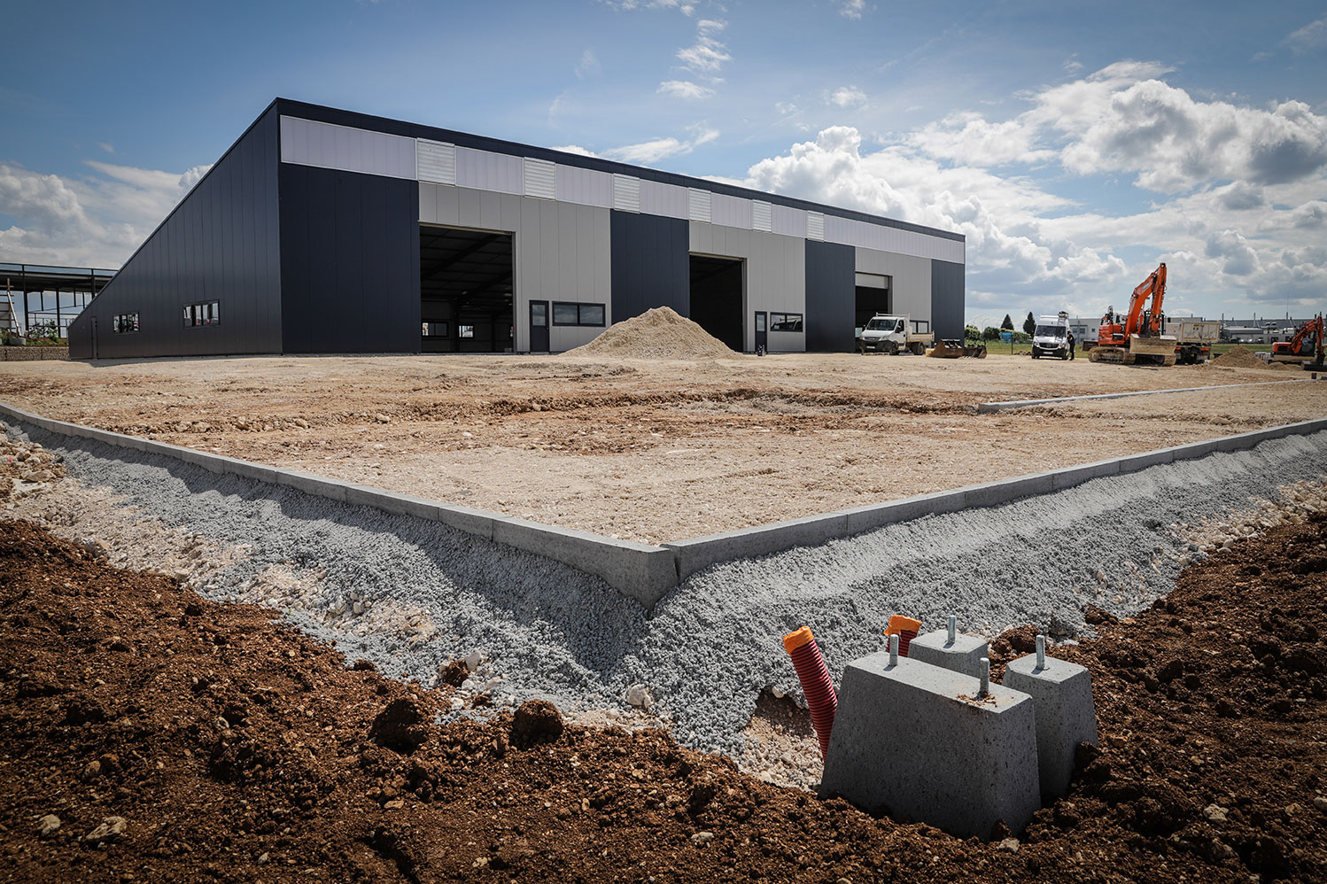 Construction de bâtiment industriel sur Blois
