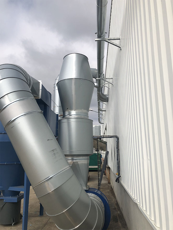 Centrale d'Aspiration Sortie Filtre