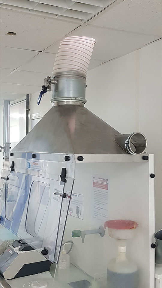 Fabrication d'une hotte en Inox