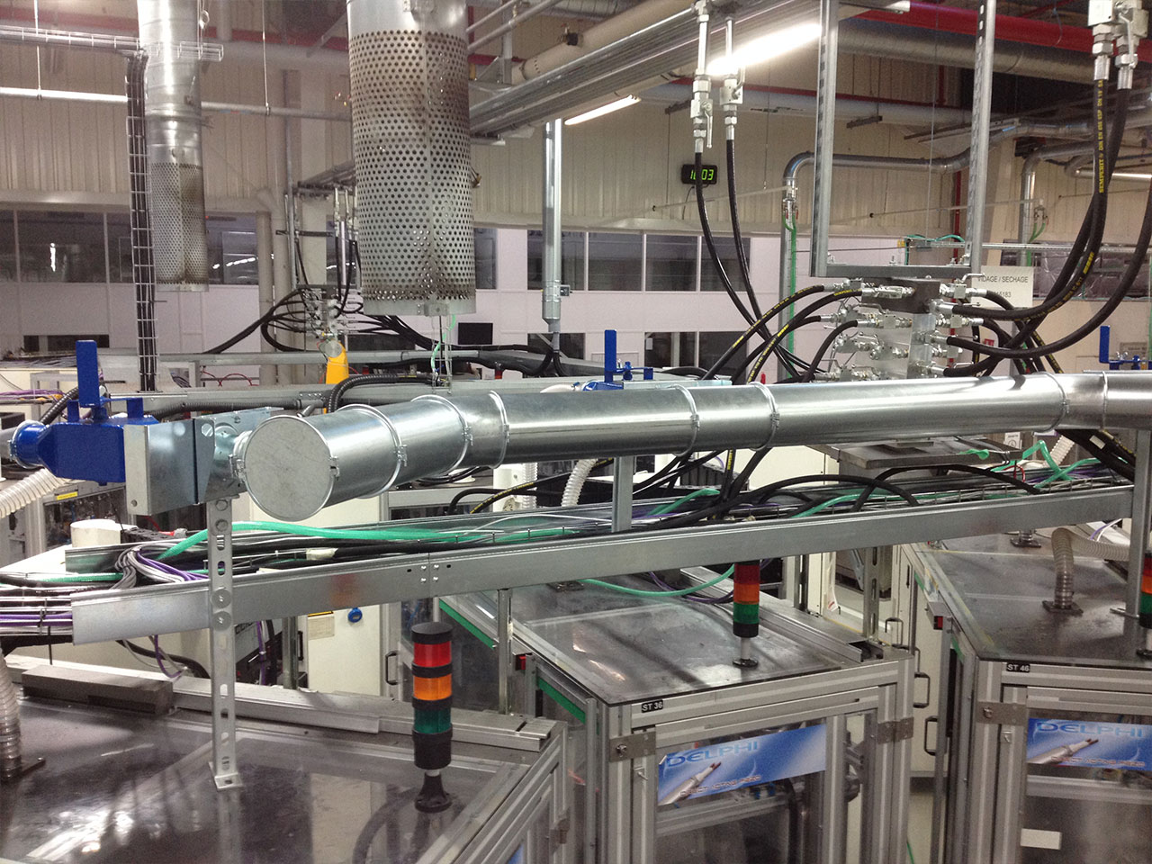 Réseaux d'Aspiration sur Poste de Travail