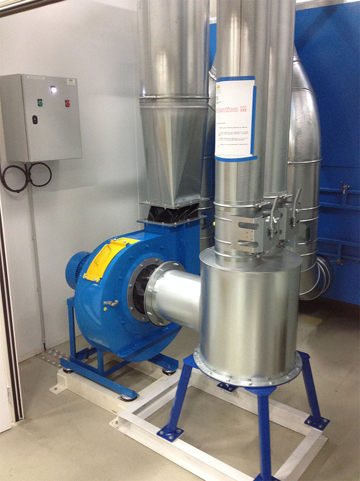 Turbine pour augmentation débit d'aspiration